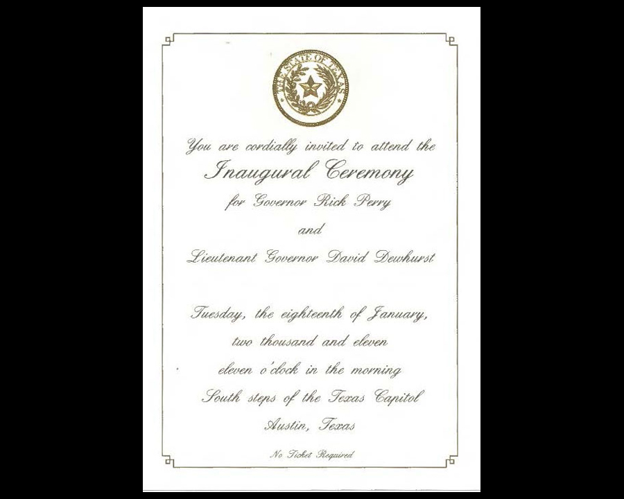 Inaugural documents